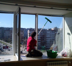 Мытье окон в однокомнатной квартире Ханты-Мансийск